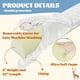 thumbnail image 3 of Asatdd Barandilla de Cama para niños pequeños, Barandilla de Cama, Barandilla de Cama de Espuma viscoelástica Suave para Camas Twin, Full, Queen, King con Funda Lavable, 1 Paquete, 3 of 5
