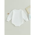thumbnail image 4 of Bagilaanoe Newborn Baby Girl Boy Oversized Romper Sweatshirt Long Sleeve Bodysuit Print Pullover 3M 6M 9M 12M Infant Casual Tee Tops, 4 of 8