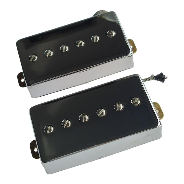 MERIGLARE Cuivre Simple Cercle Micro Basse Direct Remplace Micro Installation Facile Guitare Chrome
