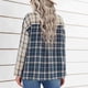 thumbnail image 4 of Camisa de cuadros para mujer, cárdigan holgado de manga larga para mujer, camisa holgada para mujer, características líderes en su clase, 4 of 9