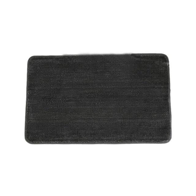 Transemion 1/2/3 Floor Mat Home Decor With Stylish And Functional Floor Mat Thickened Cake Velvet Is Soft dark grey 40*60CM 1 Pc