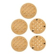 thumbnail image 4 of Bambú 5 Uds. Tapete De Bambú Para Mesa, Salvamanteles De Bambú, Tapete Para Olla, Resistente Al Calor Para Platos Calientes, Olla, Tazón, Tetera, 4 of 7
