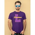 thumbnail image 2 of Vintage College Louisiana T-Shirt Men -Image by Shutterstock, Male XX-Large, 2 of 4