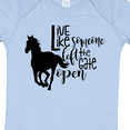 thumbnail image 4 of Inktastic Live Like Someone Left the Gate Open Horse Silhouette Boys or Girls Baby Bodysuit, 4 of 5