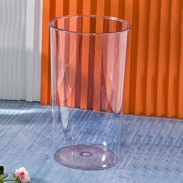 NUOLUX Jarrón Transparente Estilo Rústico Con Material Duradero Para Almacenamiento De Flores Y Plantas