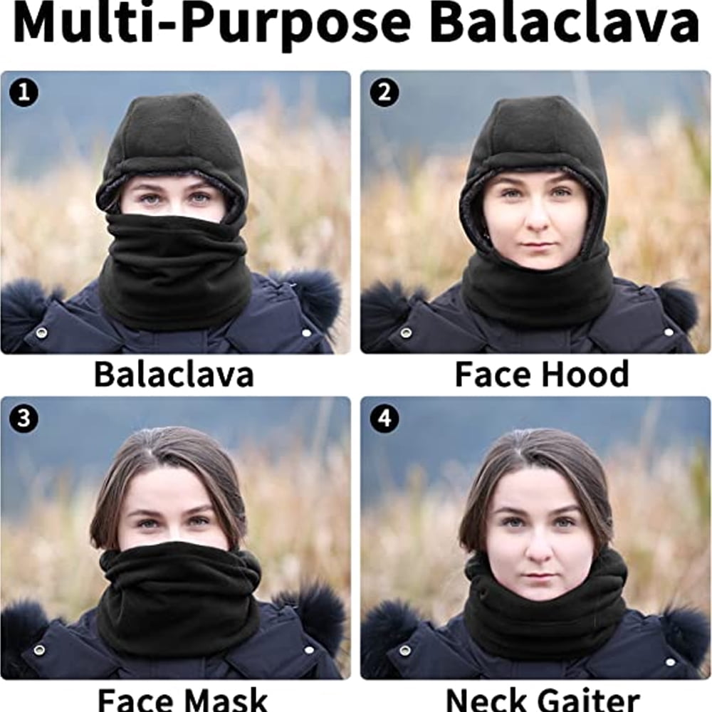 Winter Ski Mask Thermal Fleece Ski Face Mask for Cold Weather Winter Men,Style1