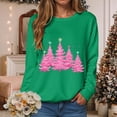 thumbnail image 2 of Towmus Christmas Sweatshirt for Women Cute Xmas Tree Casual Crewneck Sweatshirt Oversized Graphic Pullover Tops, 2 of 6