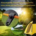 thumbnail image 3 of DeeCozy Windproof Tent Clips Set Easy to Use Elastic Cords Set High Quality Awning Hooks Set Multifunctional Tent Wind Rope Clips Tent Accessories for Outdoor Hiking Camping, 3 of 8