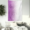 thumbnail image 4 of Magenta Tapestry, Computer Art Style Tile Mosaic Squared Complex Pixel Party Mix Artistic Concept, Wall Hanging for Bedroom Living Room Dorm Decor, 40W X 60L Inches, Purple White, by Ambesonne, 4 of 5