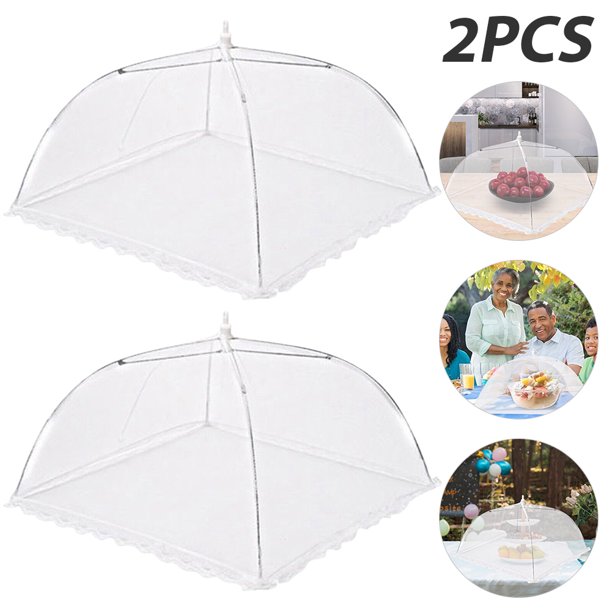 Cubierta para Alimentos Malla Transpirable Plegable Interiores Y Exteriores (18 Pulgadas)