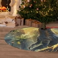 thumbnail image 6 of Yiaed Sunshine Jungle Dinosaur Print Christmas Tree Skirt , Tree SkirtsTree Mat for Christmas Winter Holiday Indoor Decorations-48", 6 of 7