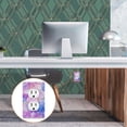 thumbnail image 6 of Yayeee Duplex Wall Plate 1-Gang 4.5"x2.7" Home Receptacle Light Switch Decorative Outlet Cover, Pastel Pink Marble Pattern, 6 of 7