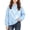 Blue, variant on Spazoro Girls Graphic Hoodie Pullover, Cute Print Long Sleeve Relaxed Fit Kangaroo Pocket Soft Lightweight Fall Sweatshirt for Kids Pink Size 5-6