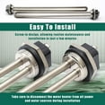 thumbnail image 5 of 265-48642-00 Water Heater Heating Element Replacement for Bradford White Water Heater Parts Replace 2654864200 415-48642-00, 208V 3500W and 240V 4500W, 5 of 7