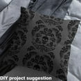 thumbnail image 2 of Castle Fairy Black Skull Fabric by the Yard 2 Yards,Bohemian Damask Room Decor Fabric by the Yard,Gothic Style Sewing Fabric,Ultra Soft Home Decor, 2 of 6