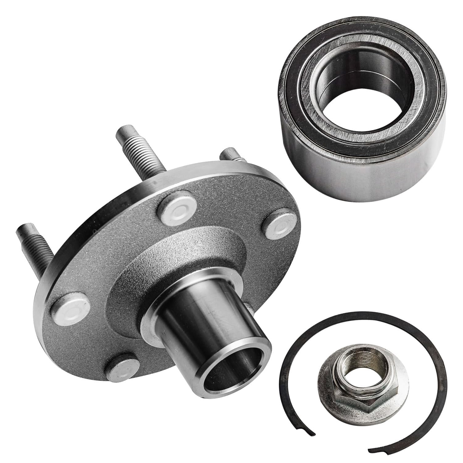 Detroit Axle - 2 Front Wheel Bearing Hubs for 01-12 Ford Escape Mercury Mariner Mazda Tribute, Replacement 2001 2002 2003 2004 2005 2006 2007 2008 2009 2010 2011 2012 Wheel Bearing & Hubs Assembly