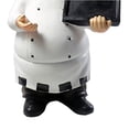 thumbnail image 3 of Kiaotime 98915Hb Figuras de Chef Italiano Decoración de Cocina con Pizarra de Chef Encimera Figura de Chef Coleccionable Estatua de decoración de Chef de Cocina, 3 of 5