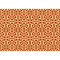 thumbnail image 1 of Ahgly Company Indoor Rectangle Patterned Neon Red Area Rugs, 7' x 9', 1 of 6