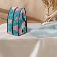 thumbnail image 3 of HELLHERO Travel Iron Storage Bag Universal for Most Irons Handheld Travel Steamer Organizer Pink and Green Tie-Dye Christmas Gift, Case Only, 3 of 6