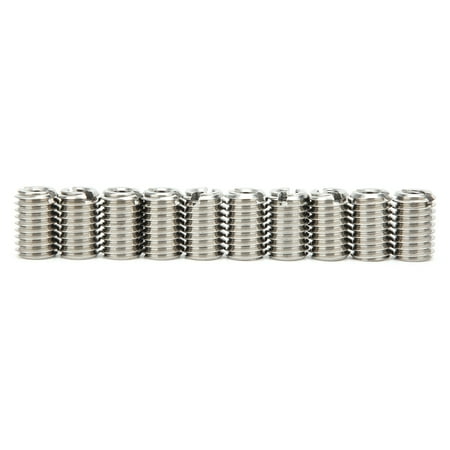 

10Pcs Insert Nut Reducer Standard Thread Slot Repair Tool Stainless Steel Sleeve Components