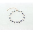 thumbnail image 2 of Faship Gorgeous Navy Blue Rhinestone Crystal Floral Bracelet 7" - 9", 2 of 5