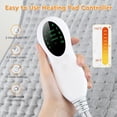 thumbnail image 4 of Heating pad for back pain and menstrual problems - Great Christmas gift for women, men, mothers, and fathers. Portable electric neck and shoulder heating pad, extra large, 10 heat settings, 43*84cm., 4 of 5