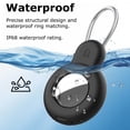 thumbnail image 4 of YUNOVA IPX8 Waterproof AirTag Case Holder, 4 Pack with Anti-Loss Metal Keychain Cable, Shockproof Protective Cover with Precision Lock for Apple AirTag, Compatible with Keys, Luggage, Backpacks, Pets, 4 of 6