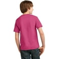 thumbnail image 2 of Port & Company Youth Cotton Essential T-Shirt. Sangria. S., 2 of 3