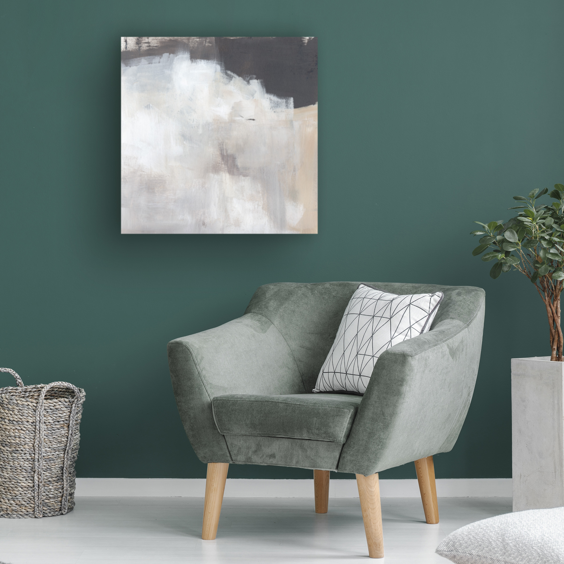 Jennifer Paxton Parker 'Neutral Abstract I' Canvas Art
