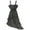 Grey - gray, variant on bar III Womens Ruffled Midi A-line Dress, Grey, 8
