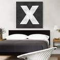 thumbnail image 2 of ARTCANVAS Chalkboard Alphabet Letter X Canvas Art Print - Size: 36" x 36" (0.75" Deep), 2 of 9