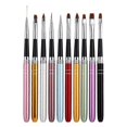 thumbnail image 1 of Nail Brush Set, 10-piece Nail Art Painting Drawing Brush, 1 of 4