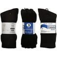 thumbnail image 3 of Yacht & Smith Women Value Pack of Ring Spun Cotton Crew Diabetic, Nephropathy Socks, 3 of 5