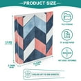thumbnail image 3 of FORMRS 3 Ring Binder 1.5 inch with Pockets Set of 2 Clip Board 200 Sheets Capacity, Blue Geometric, 3 of 8