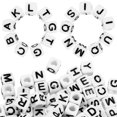 thumbnail image 1 of OULII 500Set Delicate Alphabet Beads Acrylic Jewelry Making Diy Enthusiasts Assorted Color, 1 of 8