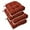 Rust, variant on Chair Cushions for Dining Chairs Set of 4 Office Chair Cushion 18x18x3 Inches Kitchen Chair Pads Soft and Comfortable Seat Cushion with Ties and Non Slip Backing, Coffee