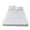 White, variant on Hiroekza All-Season Queen Size Fitted Sheet Soft Cushion Non-Slip Mattress Pad - Double Bed Size (Polyester, Reactive Dyeing) White