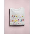 thumbnail image 3 of Colorful Name "antonella". Sweatshirt Women -Image by Shutterstock, Female 3X-Large, 3 of 4