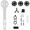 White, variant on Mosiee Bike Computer Mount for Road Bike Integrated Handlebar for Garmin for Bryton Rose Red