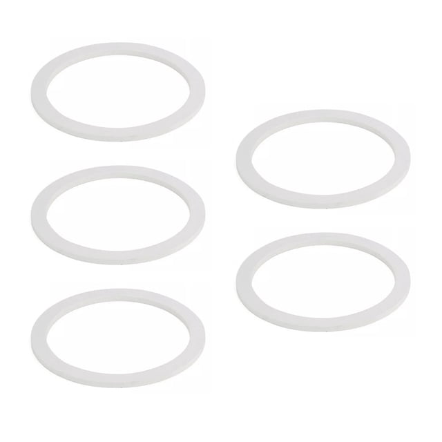 5 anillos de sellado de silicona, junta de repuesto, suministros de cocina, accesorio para botellas (modelo de seis porciones)