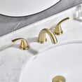 thumbnail image 6 of sumerain 8 Inch Bathroom Faucet 3 Hole Lavatory Faucet, Widespread Bathroom Sink Faucet Two Handles，Brushed Gold, 6 of 12