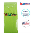 thumbnail image 2 of Bright Lime Tissue Paper Squares, Bulk 100 Sheets, Presents by A1 Bakery Supplies, Large 15 Inch x 20 Inch, 2 of 14