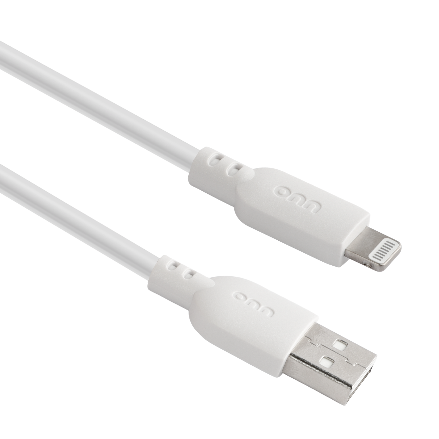 onn 10-Foot Lightning to USB Cable, White photo 7