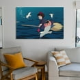 thumbnail image 6 of Kiki's Delivery Service Japanese Anime Poster Posters Wall Art Painting Canvas Gift Living Room Prints Bedroom Decor Poster Artworks 16x24inch(40x60cm), 6 of 6