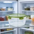 thumbnail image 4 of 3-in-1 Fruit and Vegetable Storage Containers,Draining Fresh Keeper Bins with Lid,Large Organizer for Fridge Kitchen Pantry, 4 of 6