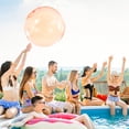 thumbnail image 4 of Bola de burbujas TPR, globo de aire y agua, divertido juego de fiesta, juegos de playa, juguete (naranja) Likrtyny Para estrenar, 4 of 5