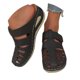 thumbnail image 3 of Bmisegm Ladies Summer Casual Hollow Slope Heel Beach Rome Pure Colour Large Size Sandal Slippers Womens Sandals Summer Black 7, 3 of 9
