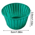 thumbnail image 1 of 1Pcs Disposable Cups Grade Quality Aluminum Cupcake Paper Pan Ramekin Holders – Accommodates Hot/Cold Cooked & Baked – Proof And Stackable, 1 of 4