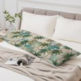 thumbnail image 6 of Tropical Plant Body Pillow Cover 20 x 54 Inch Decorative Pillow Cover Summer Watercolor Boho Palm Tree on Linen Lumbar Pillowcase Seasonal Rectangle Cushion Case for Couch Sofa Bed Living Room, 6 of 9