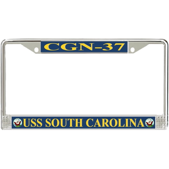 USS South Carolina CGN-37 License Plate Frame